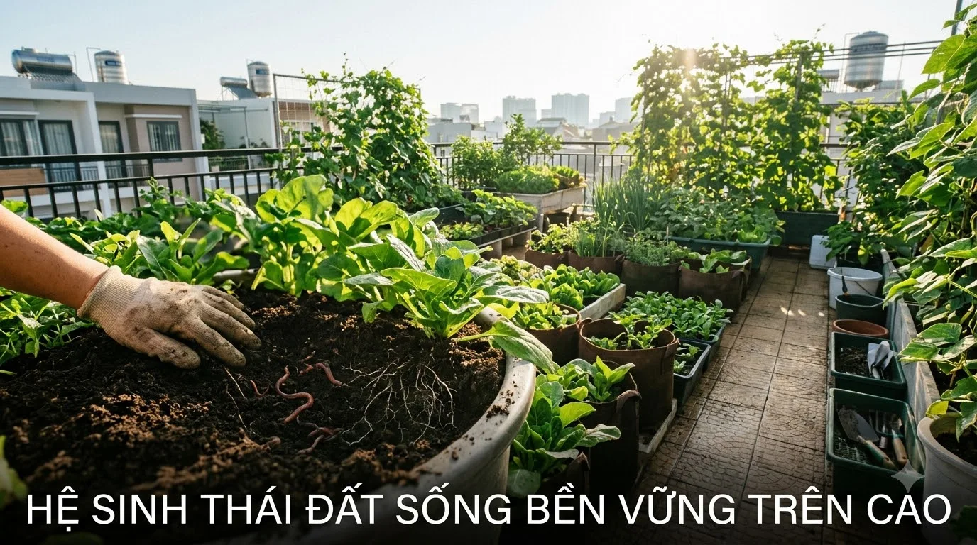 Cây cối sinh trưởng mạnh mẽ nhờ công thức trộn đất nhẹ tơi xốp