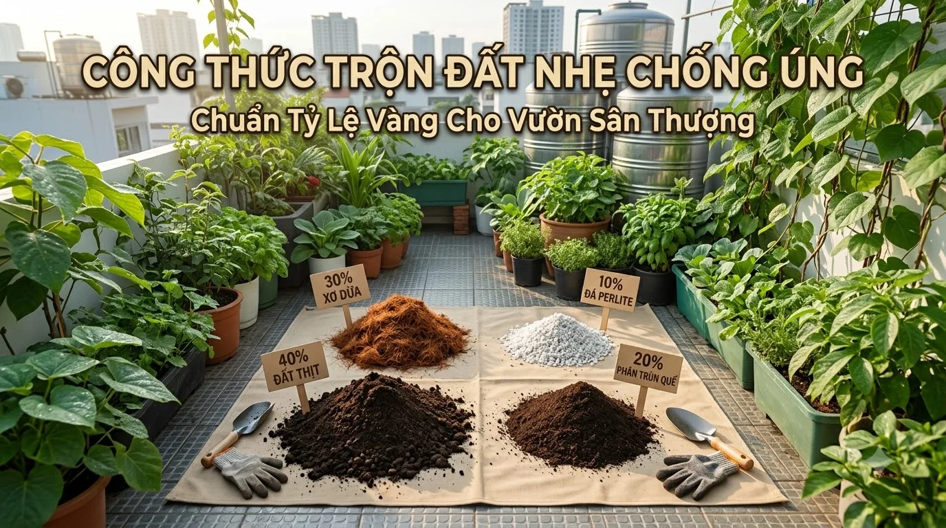 Cấu tạo và đặc tính kỹ thuật vượt trội của Bao đất trộn sẵn hữu cơ siêu nhẹ 50L