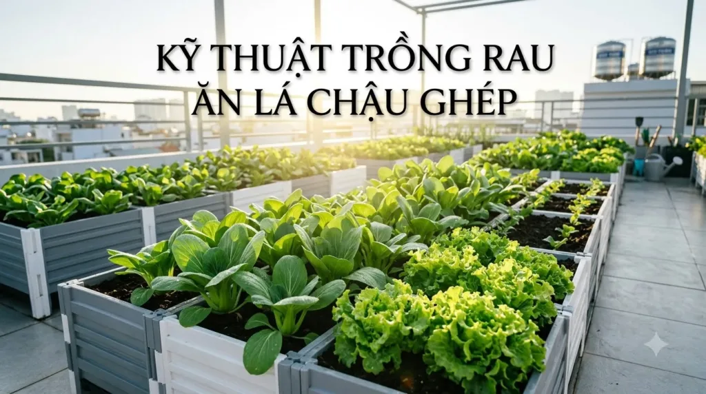 Cách Trồng Rau Ăn Lá Trong Chậu: Kỹ Thuật Canh Tác Xanh Tốt Nhanh Thu Hoạch Chuẩn Vườn Xanh Sân Thượng