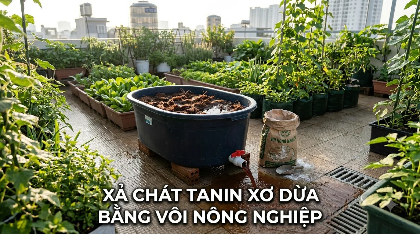Lót đáy chậu bằng sỏi nhẹ keramzit đảm bảo thoát nước triệt để