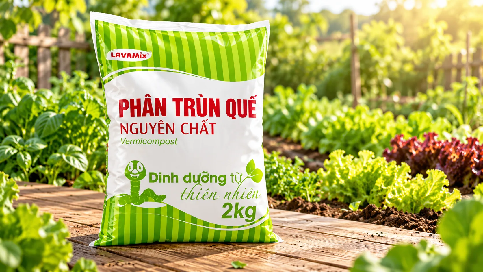 Bảng so sánh định lượng chất lượng của Phân trùn quế nguyên chất hữu cơ vi sinh chuẩn Vườn Xanh Sân Thượng