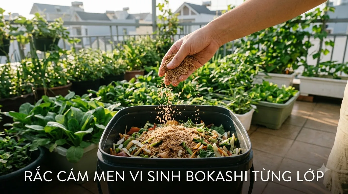 Phân trùn quế nguyên chất giàu axit humic bồi bổ đất trồng