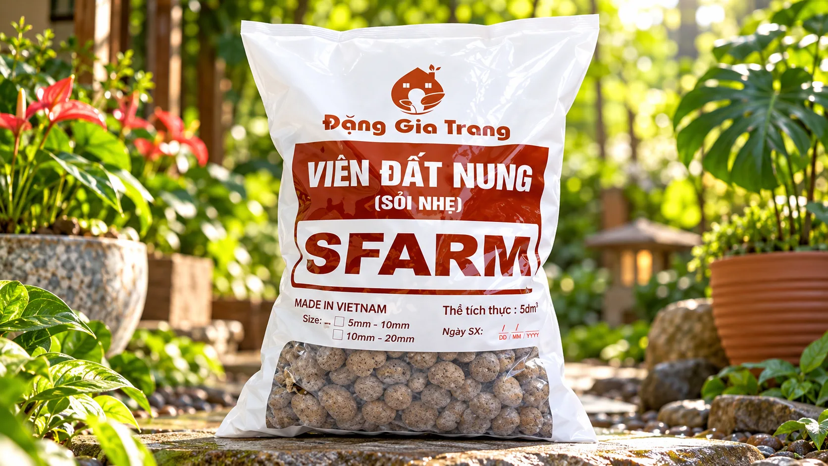 Thực tế kiểm nghiệm độ bền và hiệu quả canh tác với Viên đất nung sỏi nhẹ Keramzit 5-20mm